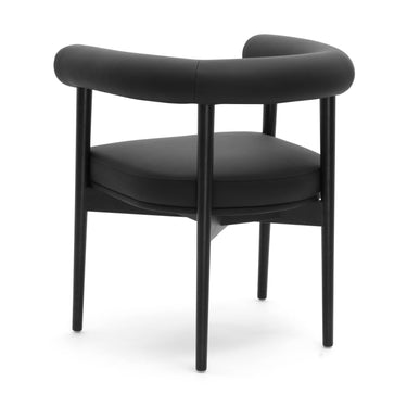 TOV Spara Performance Vegan Leather Dining Chair Black