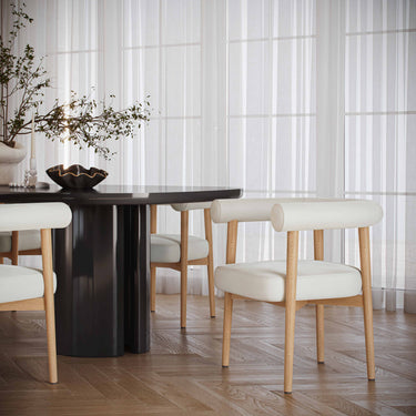 TOV Spara Performance Vegan Leather Dining Chair White