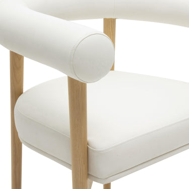 TOV Spara Performance Vegan Leather Dining Chair White
