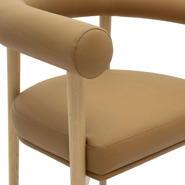 TOV Spara Performance Vegan Leather Dining Chair Cognac