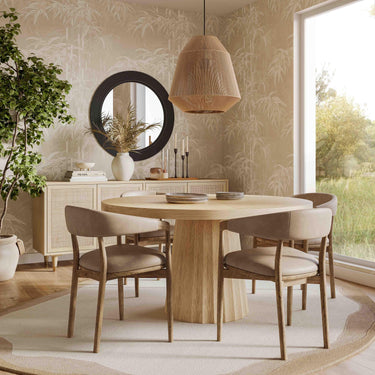 TOV Vina Performance Vegan Leather Dining Chair Taupe