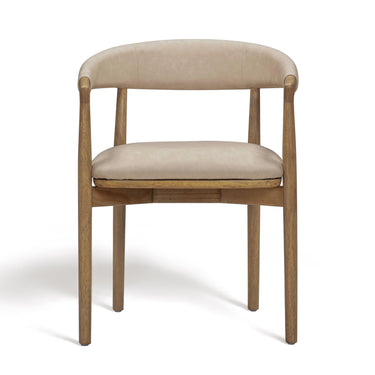 TOV Vina Performance Vegan Leather Dining Chair Taupe