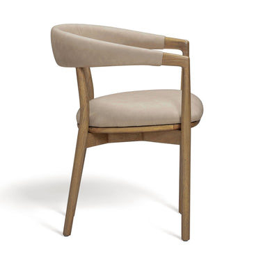 TOV Vina Performance Vegan Leather Dining Chair Taupe