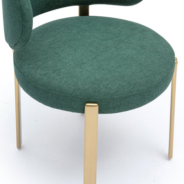 TOV Margaret Green Performance Chenille Dining Chair Green