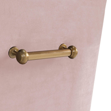 TOV Beatrix Performance Velvet Dining Chair Blush
