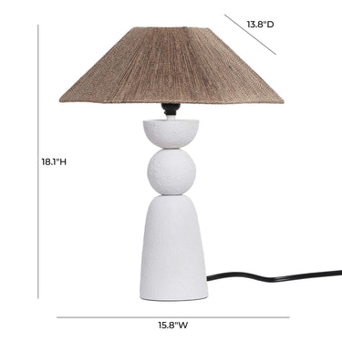TOV Shabby Natural Rope Table Lamp, image 7