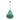 TOV Palani Green Wooden Bead Chandelier