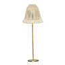 TOV June White Floor Lamp Gold, White Tall