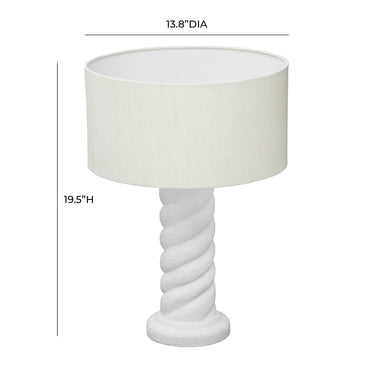 TOV Rapunzel White and Cream Table Lamp, image 6