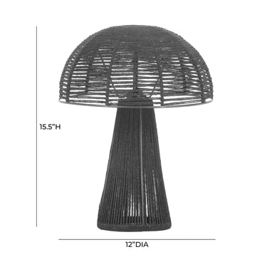 TOV Oddy Jute Table Lamp, Black option, image 6