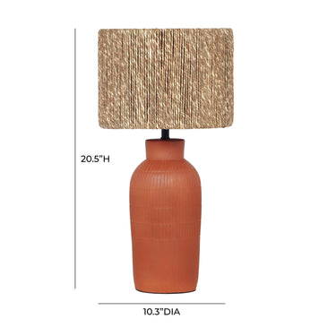 TOV Atrani Natural Terracotta Table Lamp, image 6