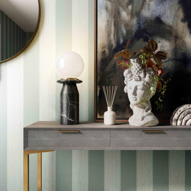 TOV Globe Marble Lamp, Black option, image 2