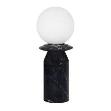 TOV Globe Marble Lamp, Black option, image 3