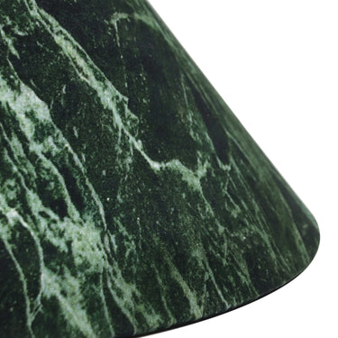 TOV Mable Marble Print Table Lamp Green