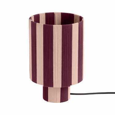 TOV Guinevere Striped Cotton Table Lamp, Pink/Purple option, image 3