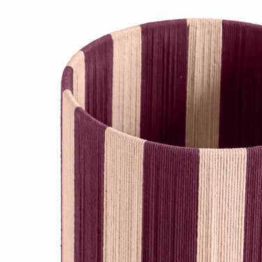 TOV Guinevere Striped Cotton Table Lamp, Pink/Purple option, image 4
