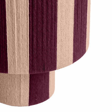 TOV Guinevere Striped Cotton Table Lamp, Pink/Purple option, image 5