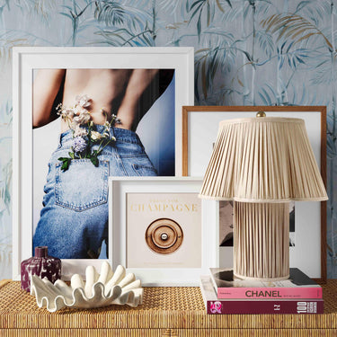 TOV Corrine Table Lamp, Beige option, image 2