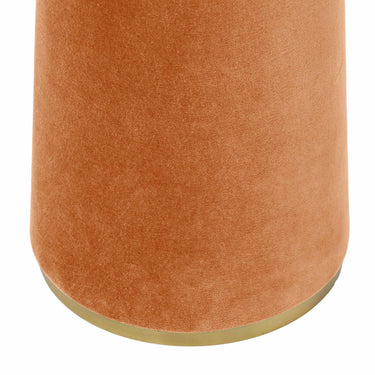 TOV Graham Velvet Floor Lamp Terracotta