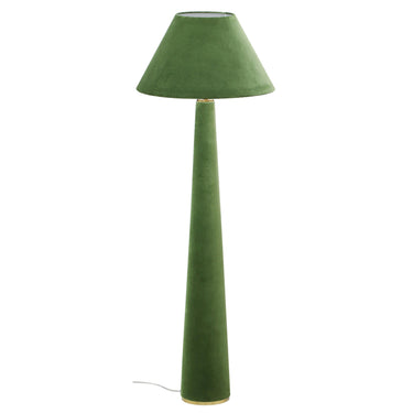 TOV Graham Velvet Floor Lamp Green