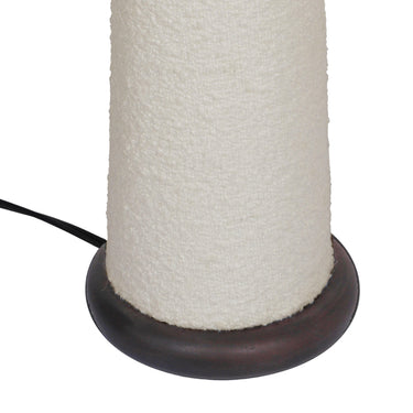 TOV Faith White Boucle Table Lamp, image 5