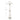 TOV Faith White Boucle Floor Lamp