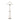 TOV Faith White Boucle Floor Lamp