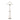TOV Faith White Boucle Floor Lamp White
