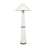 TOV Faith White Boucle Floor Lamp White
