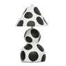 TOV Lerici Black and White Papier Mache Table Lamp, image 1