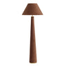 TOV Graham Velvet Floor Lamp Chocolate Brown