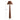 TOV Graham Velvet Floor Lamp Chocolate Brown