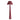 TOV Graham Velvet Floor Lamp Burgundy