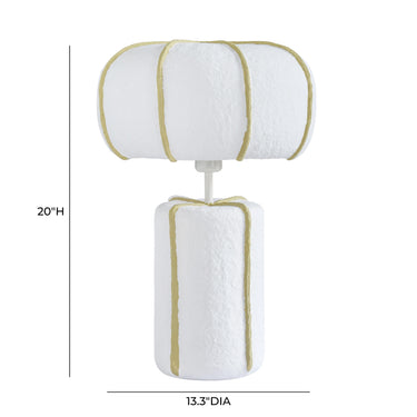 TOV Looma Cotton Mache Table Lamp, image 6