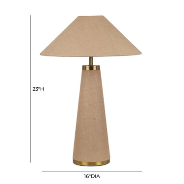 TOV Graham Natural Jute Table Lamp, image 6
