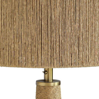 TOV Aya Natural Jute Floor Lamp Natural - ON FINAL SALE