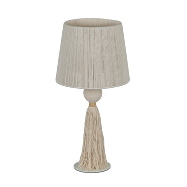 TOV Samba White Cotton Table Lamp, image 3