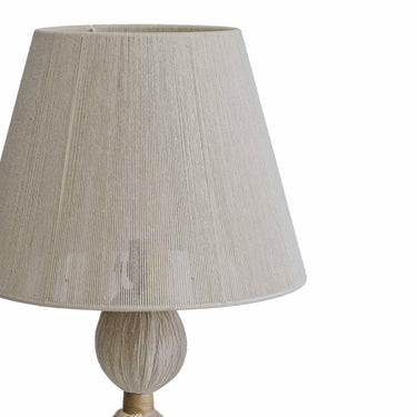 TOV Samba White Cotton Table Lamp, image 5