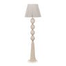 TOV Samba White Cotton Floor Lamp White