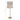 TOV Tutu Cream Cotton Tasseled Floor Lamp Gold, Natural