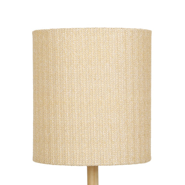 TOV Lamia Natural Burl and Raffia Contract-Grade Table Lamp Natural