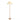 TOV Keria Natural Vegan Leather and Raffia Contract-Grade Floor Lamp Brown, Natural
