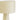 TOV Yala Cream Papier Mache Floor Lamp Cream