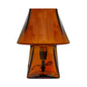 TOV Luca Glass Mini Table Lamp, Smokey Brown option, image 1