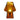 TOV Luca Glass Mini Table Lamp, Amber option, image 3