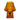 TOV Luca Glass Mini Table Lamp, Amber option, image 4