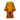 TOV Luca Glass Mini Table Lamp, Amber option, image 4