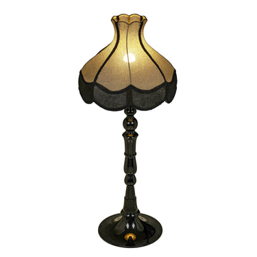 TOV Buchanan Black Aluminium Table Lamp Black, Natural
