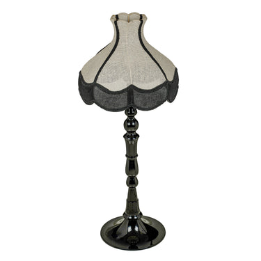 TOV Buchanan Black Aluminium Table Lamp Black, Natural
