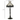 TOV Buchanan Black Aluminium Table Lamp Black, Natural